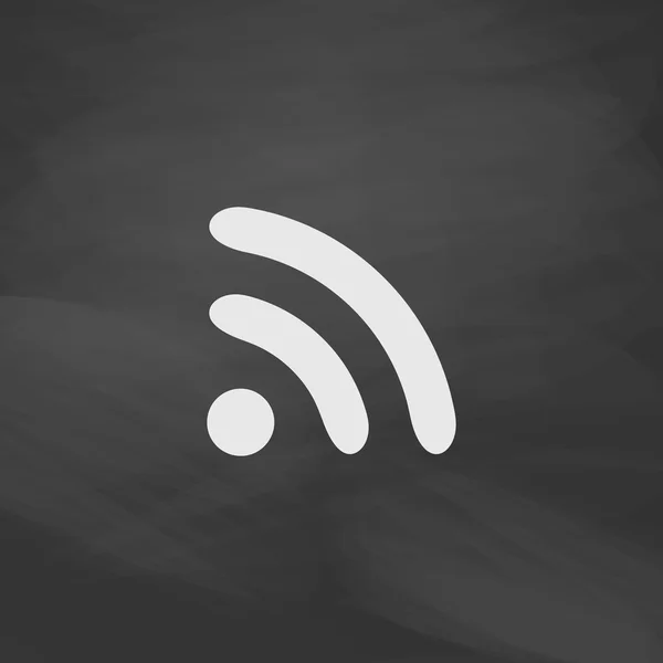 Podcast symbole de l'ordinateur — Image vectorielle