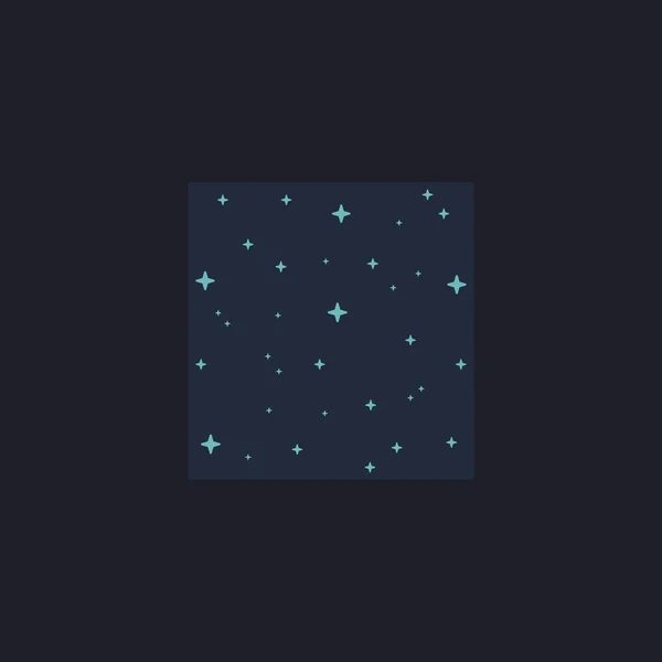 Estrella noche ordenador símbolo — Vector de stock