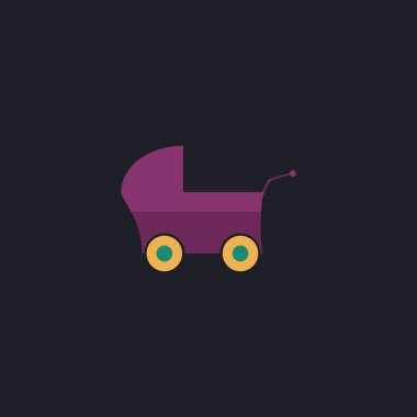 Bebek arabası bilgisayar simgesi
