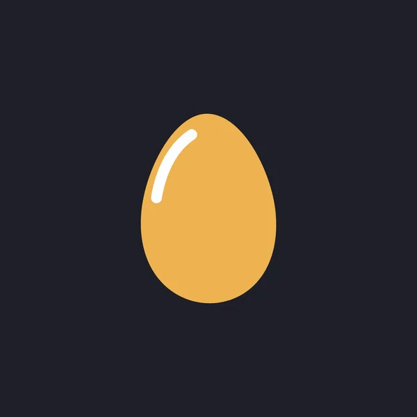 Símbolo ordenador huevo — Vector de stock