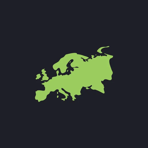 Eurasia símbolo de ordenador — Vector de stock