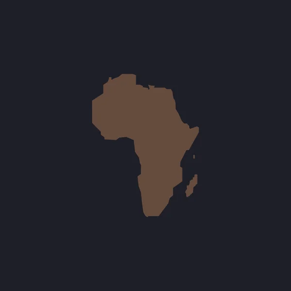 Afrique symbole informatique — Image vectorielle