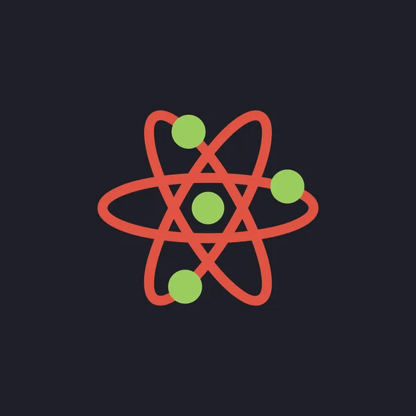 Atom dator symbol — Stock vektor
