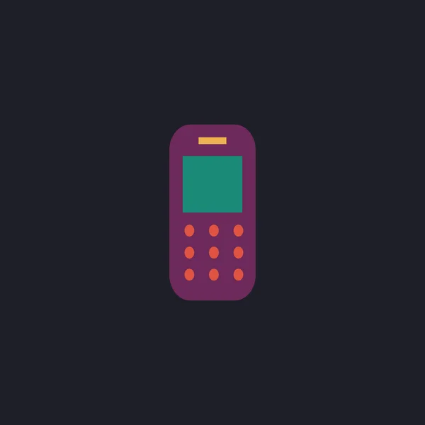 Mobiele telefoon computer symbool — Stockvector