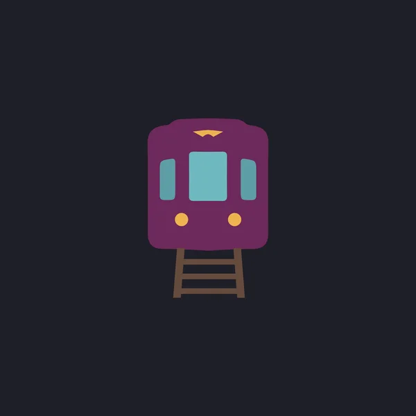 Trein computer symbool — Stockvector