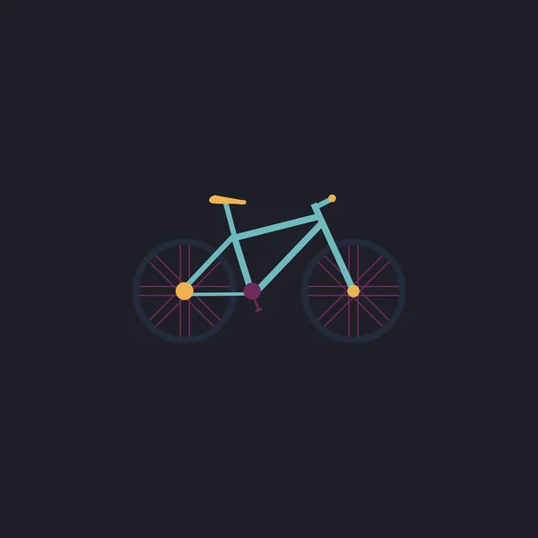 Bicicleta símbolo del ordenador — Vector de stock