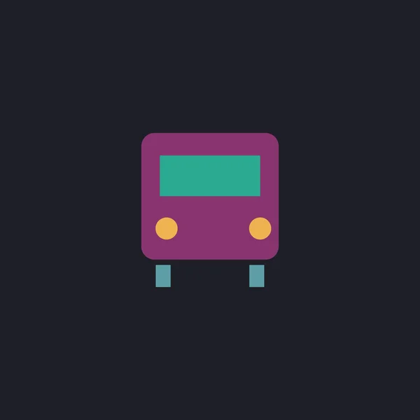 バス コンピューターのシンボル — ストックベクタ