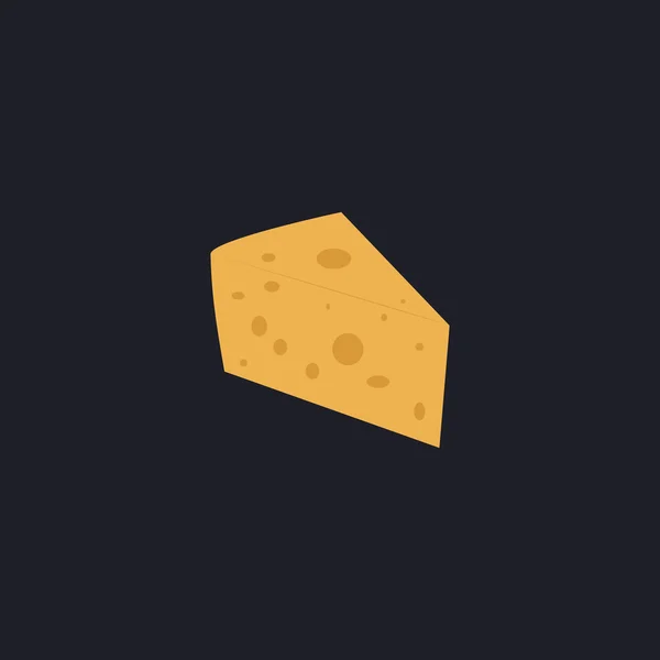 Queso símbolo de ordenador — Vector de stock