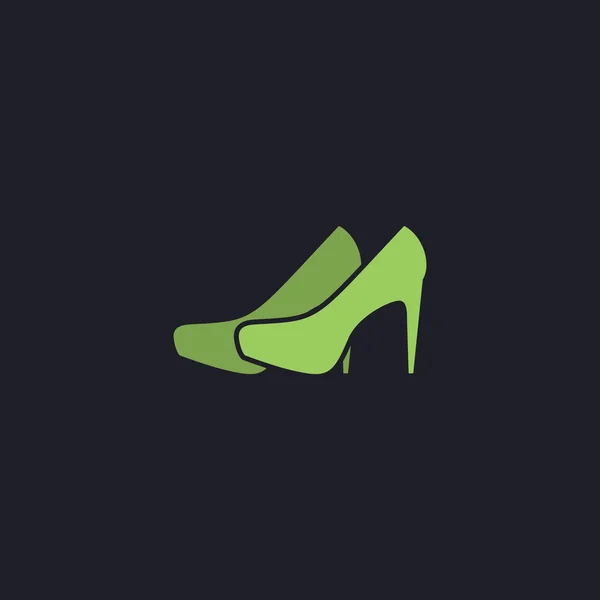Simbol sepatu komputer - Stok Vektor