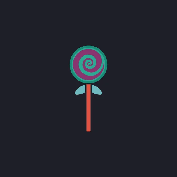 Lollipop computer symbol — Stock Vector
