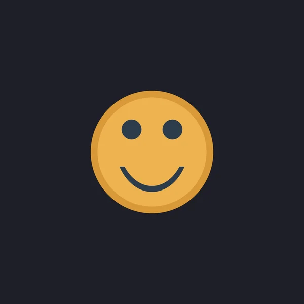 Símbolo de computador de cara feliz — Vetor de Stock