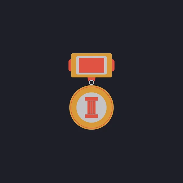 Medal komputer symbol — Wektor stockowy