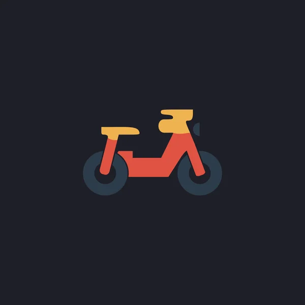 Simbol komputer sepeda motor - Stok Vektor