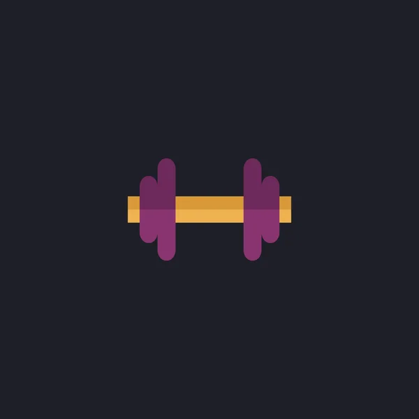 Barbell computer symbool — Stockvector