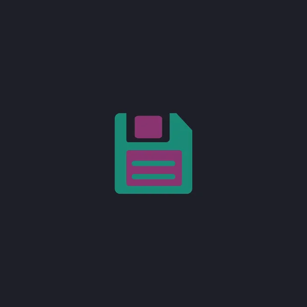 Diskette computer symbool — Stockvector