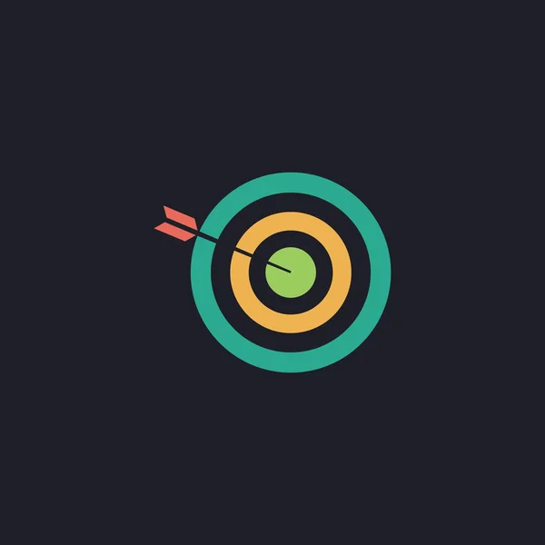 Bullseye komputer symbol — Wektor stockowy