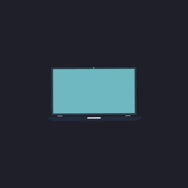 Computer portatile simbolo — Vettoriale Stock