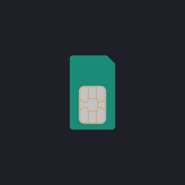 SIM kartı bilgisayar simgesi