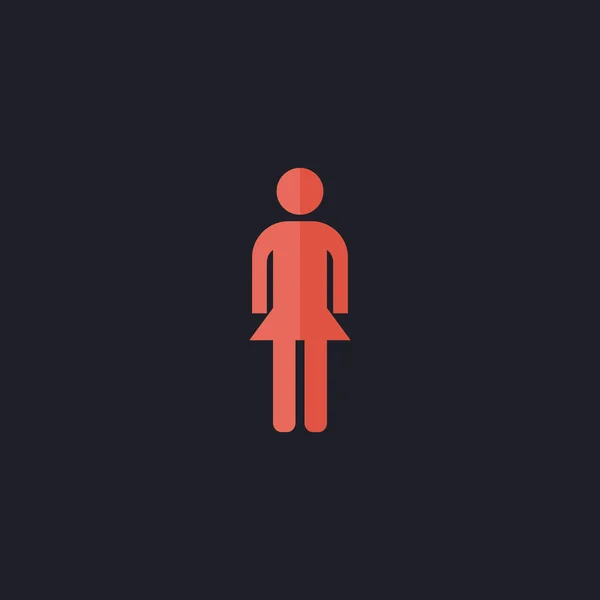 Femmes symbole informatique — Image vectorielle