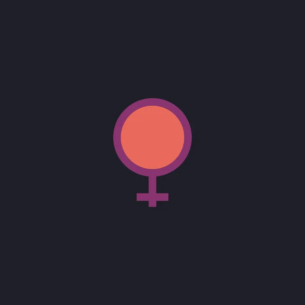 Символ жінки секс комп'ютера — стоковий вектор