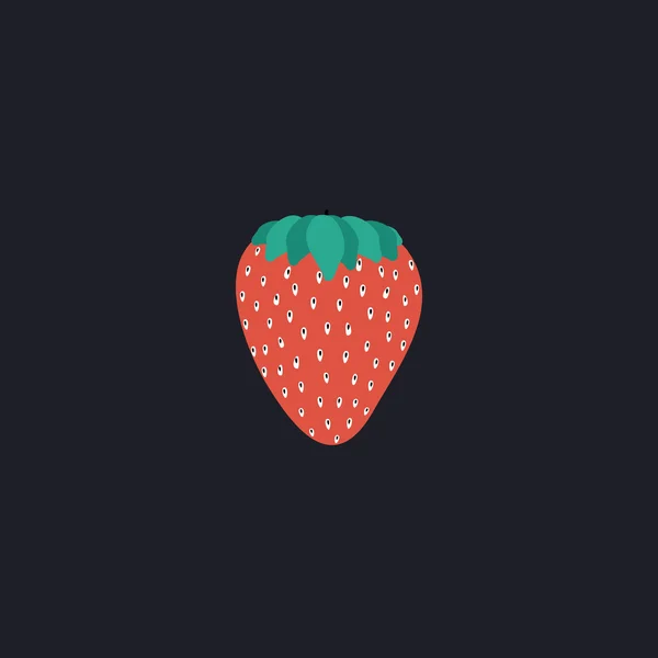 Strawberry computer symbol — Stock Vector