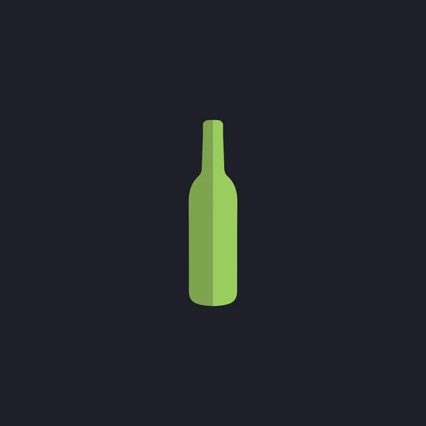 Bouteille d'alcool ordinateur symbole — Image vectorielle