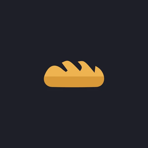 Symbol počítače chléb — Stockový vektor