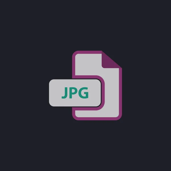 Jpg-Computersymbol — Stockvektor