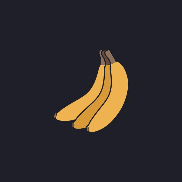 Bananen-Computersymbol — Stockvektor