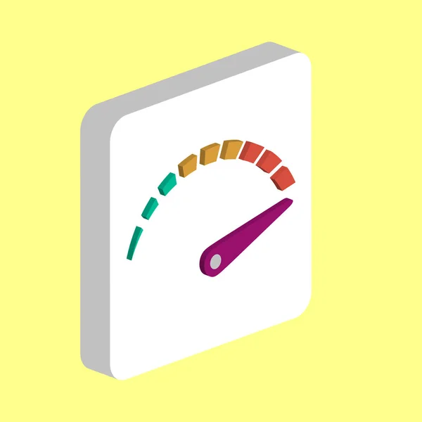 Indicator Eenvoudige Vector Pictogram Illustratie Symbool Ontwerp Sjabloon Voor Web — Stockvector