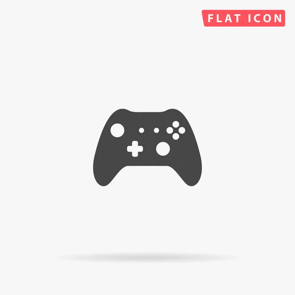 Game Controller Icono Vector Plano Ilustraciones Dibujadas Mano — Vector de stock