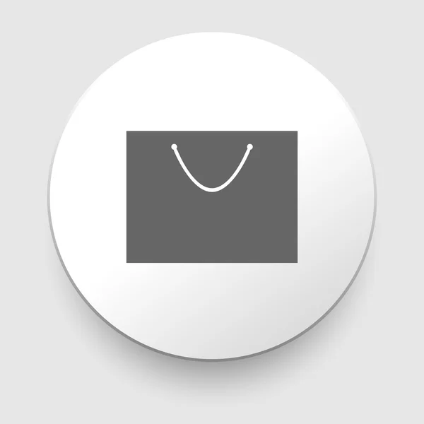 Alışveriş çantası - vektör illüstrasyon izole — Stok Vektör