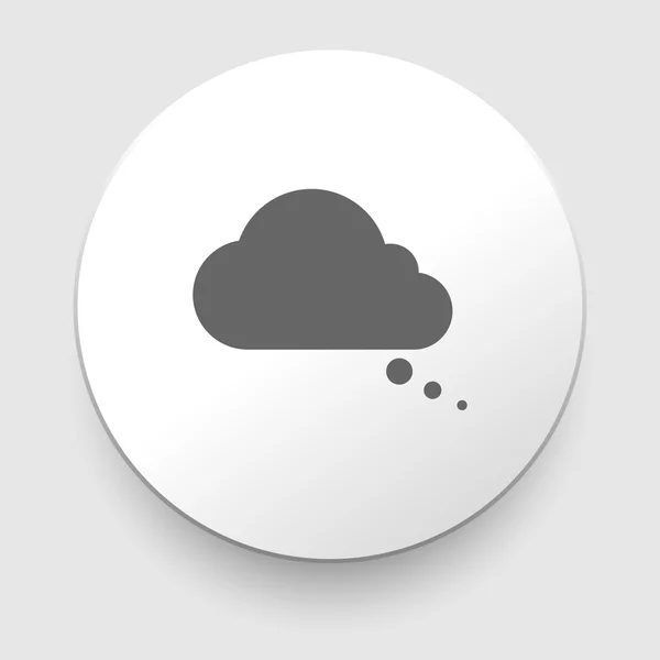 Cloud computing pictogram — Stockvector