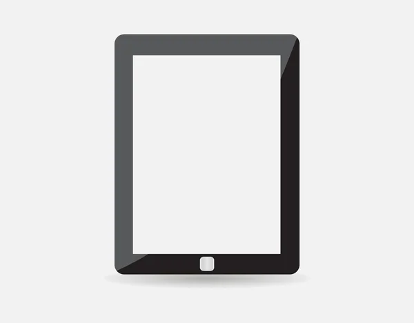 Moderní technologie zařízení - počítač tablet — Stockový vektor