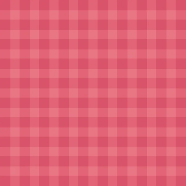 Plat facile tilable rouge gingham motif répété imprimer — Image vectorielle