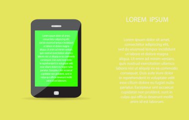 Gerçekçi siyah küçük touch-pad simgesi