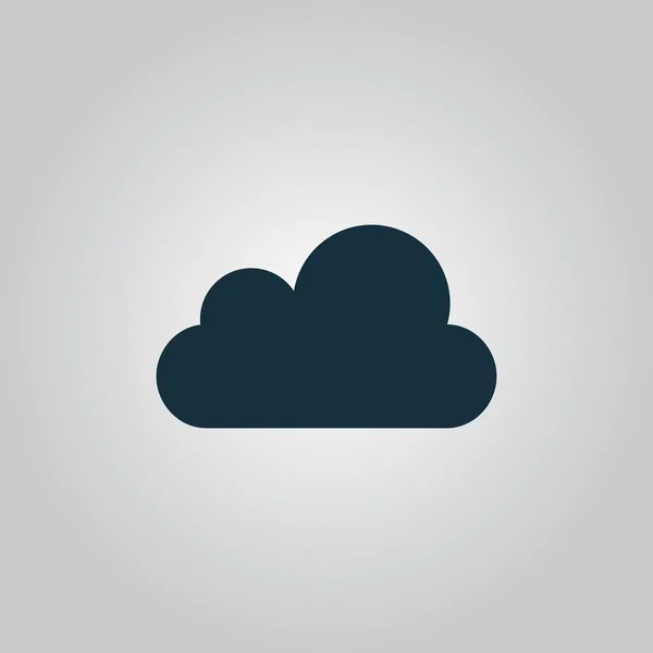 Vector cloud icon. — Stock Vector