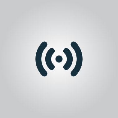 vektör wi-fi ağ simgesini