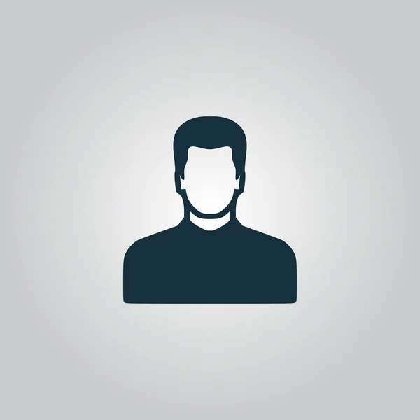 Изображение профиля аватара мужчины - вектор — стоковый вектор