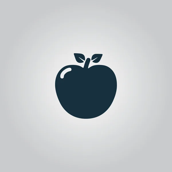 Apfel - Vektorsymbol — Stockvektor