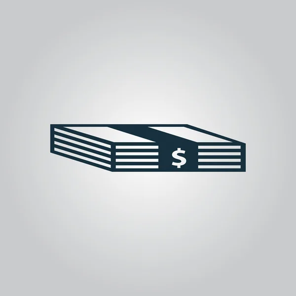 Bundle of Dollars icon — Stock Vector
