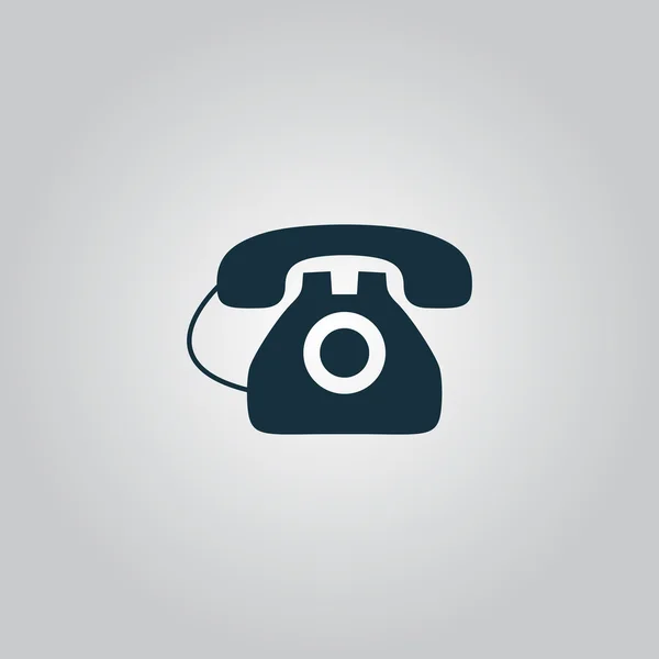 Irodai telefon - Vector icon elszigetelt — Stock Vector