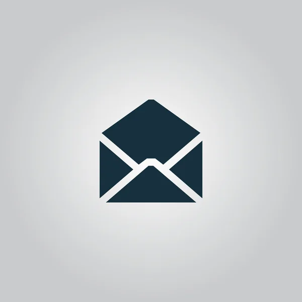 Ikona Obálka Mail, vektorová ilustrace. Styl plochého návrhu — Stockový vektor