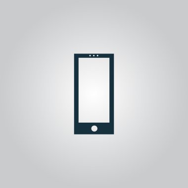 akıllı telefon simgesi, vektör illüstrasyonu