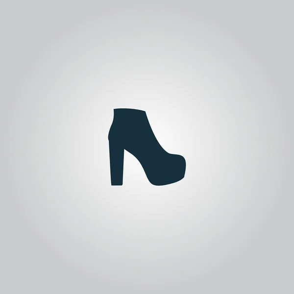 Жіноче взуття значок, Векторні ілюстрації . — стоковий вектор