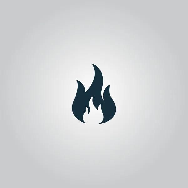 Icono de fuego vector — Archivo Imágenes Vectoriales