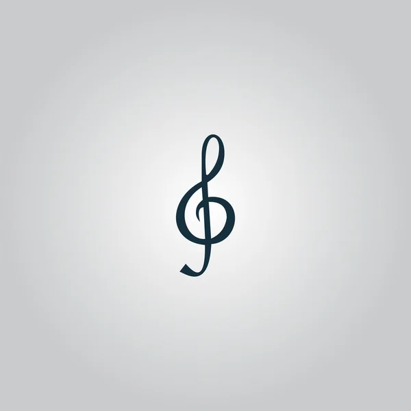 Music note Sheet key — Stock Vector