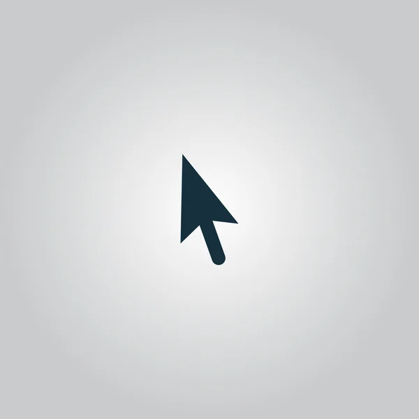 Icona del cursore freccia del mouse - illustrazione — Vettoriale Stock