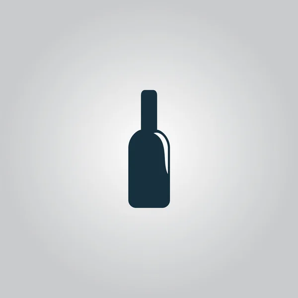 Butelka ikona alkoholu — Wektor stockowy