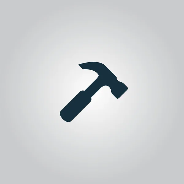 Hammer-ikonen — Stock vektor
